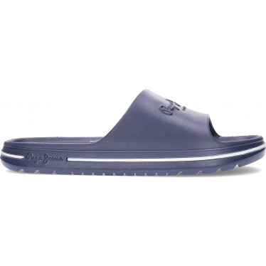 Tongs PEPE JEANS Beach Slide pour homme PMS70159 BLUE