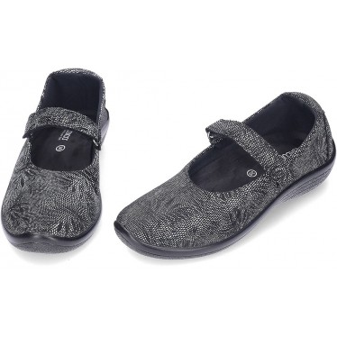 Ballerines pour femmes ARCOPEDICO Estrela 4826 BLACK_BLACK
