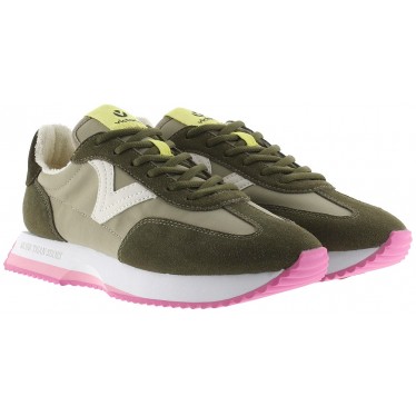 Baskets femme VICTORIA modèle 1134100 KAKI