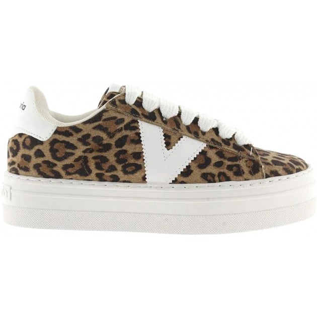 Chaussures de sport Victoria 1092176 Barcelona en daim pour femme LEOPARDO Chaussures de sport Victoria 1092176 Barcelona en daim pour femme LEOPARDO