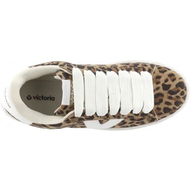 Chaussures de sport Victoria 1092176 Barcelona en daim pour femme LEOPARDO