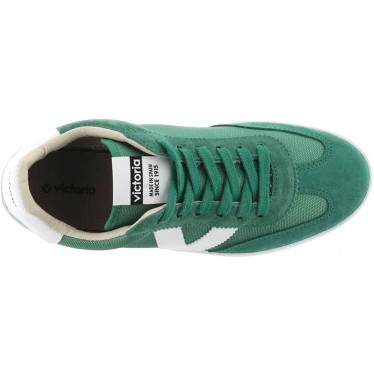 Chaussures de sport en daim et nylon Victoria 1126193 Berlin VERDE