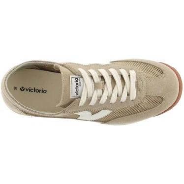 Chaussures de sport Victoria 1158105 Saturno en daim pour femme BEIGE