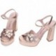 Sandales à talons hauts PEDRO MIRALLES 17307 ORO_ROSA