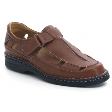 SANDALES CALZAMEDI GIOTTO MARRON