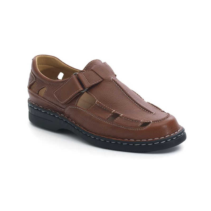 SANDALES CALZAMEDI GIOTTO MARRON