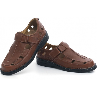 SANDALES CALZAMEDI GIOTTO MARRON