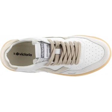 Baskets Victoria 1257129 Seoul effet cuir pour femme HIELO