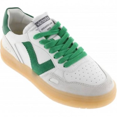 Baskets Victoria 1257129 Seoul effet cuir pour femme VERDE