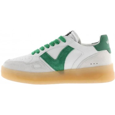 Baskets Victoria 1257129 Seoul effet cuir pour femme VERDE