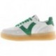 Baskets Victoria 1257129 Seoul effet cuir pour femme VERDE