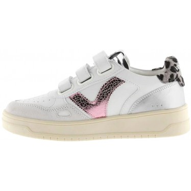 Baskets Victoria 1257134 Seoul à imprimé animal pour femme ROSA
