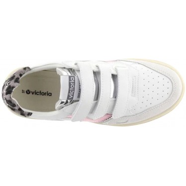 Baskets Victoria 1257134 Seoul à imprimé animal pour femme ROSA