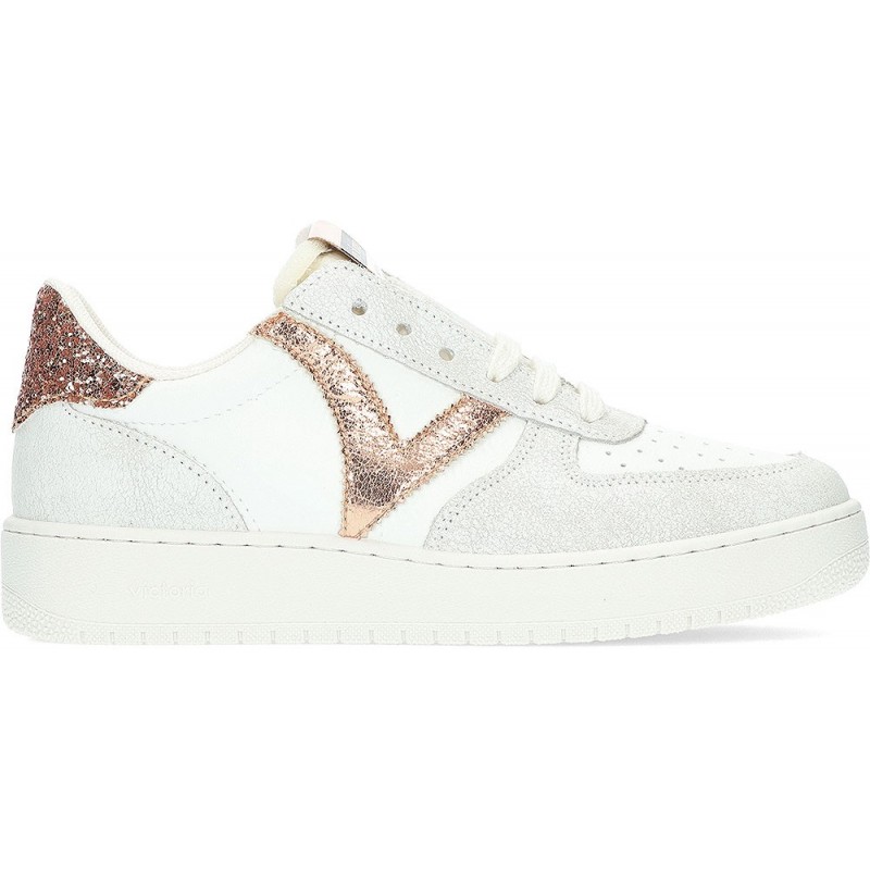 BASKETS FISSURÉES VICTORIA MADRID 1258233 WHITE_NUDE
