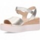 Sandales femme PEPE SAENZ PS11440 PLATINO