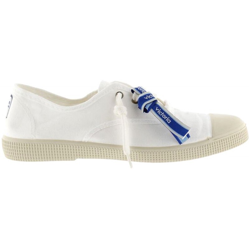 Chaussures de sport Victoria 1661103 en toile anglaise pour femme BLANCO