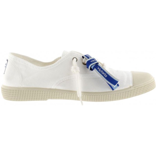 Chaussures de sport Victoria 1661103 en toile anglaise pour femme BLANCO Chaussures de sport Victoria 1661103 en toile anglaise pour femme BLANCO