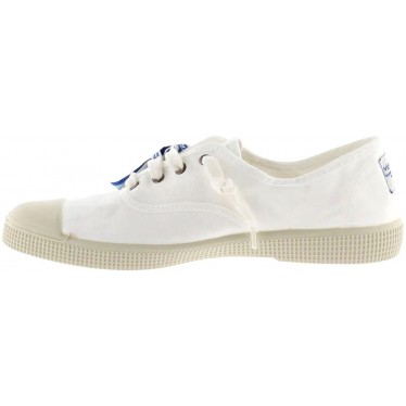 Chaussures de sport Victoria 1661103 en toile anglaise pour femme BLANCO