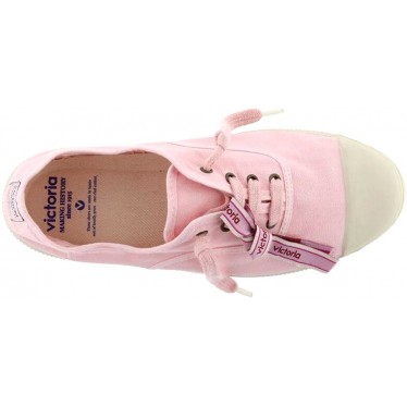 Chaussures de sport Victoria 1661103 en toile anglaise pour femme ROSA