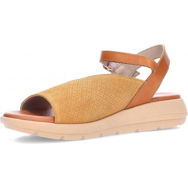 Sandales femme FLUCHOS Gandia D9464 CAMEL_CUERO