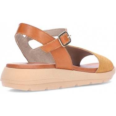 Sandales femme FLUCHOS Gandia D9464 CAMEL_CUERO