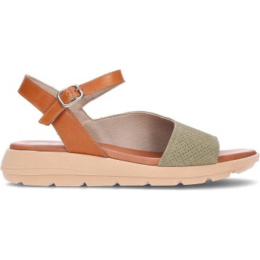 Sandales femme FLUCHOS Gandia D9464 KAKI_CUERO