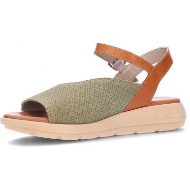 Sandales femme FLUCHOS Gandia D9464 KAKI_CUERO