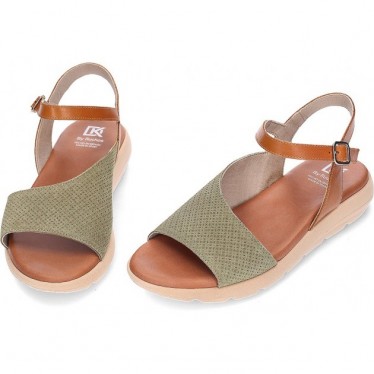 Sandales femme FLUCHOS Gandia D9464 KAKI_CUERO