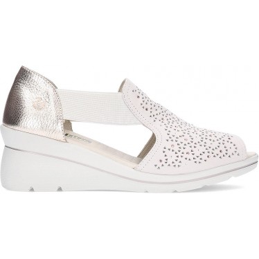 Sandale en cuir 24 HRS Relax 26453 CREMA