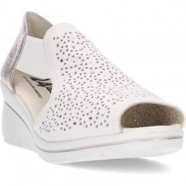 Sandale en cuir 24 HRS Relax 26453 CREMA