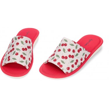 Chaussons Garzon Cherry P400 pour femmes ROJO