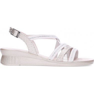 Sandale à lanières pour femme 24 HOURS 26519 PLATINO