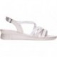 Sandale à lanières pour femme 24 HOURS 26519 PLATINO