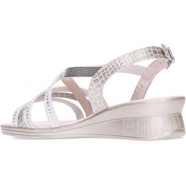 Sandale à lanières pour femme 24 HOURS 26519 PLATINO