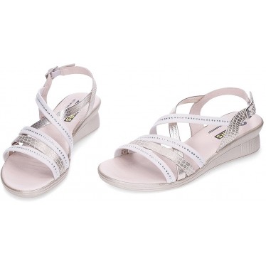 Sandale à lanières pour femme 24 HOURS 26519 PLATINO