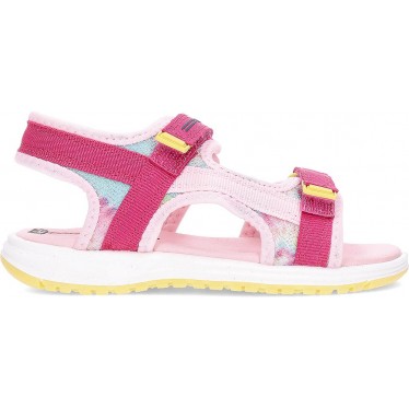 Sandales Pablosky Camping 981780 pour fille PINK_YELLOW