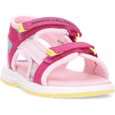 Sandales Pablosky Camping 981780 pour fille PINK_YELLOW