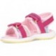 Sandales Pablosky Camping 981780 pour fille PINK_YELLOW