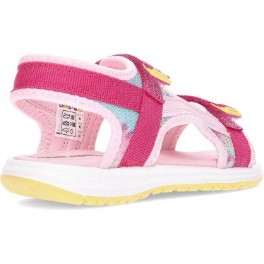 Sandales Pablosky Camping 981780 pour fille PINK_YELLOW
