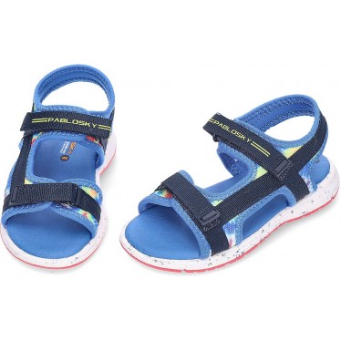 Pablosky Camping 981620 Sandale pour garçon NAVY_ROYAL