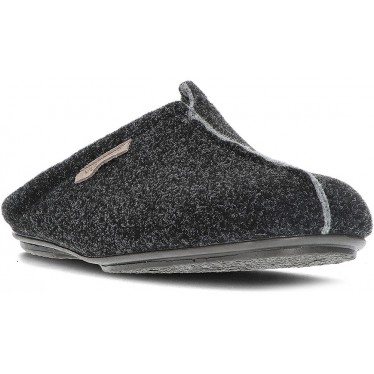 Chaussons de maison VULLADI COMODO NEGRO_CENIZA