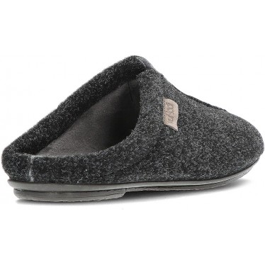 Chaussons de maison VULLADI COMODO NEGRO_CENIZA