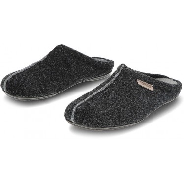 Chaussons de maison VULLADI COMODO NEGRO_CENIZA