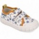 Chaussures de sport respectueuses en toile imprimée Garvalin 252382 pour garçons BLANCO_A050