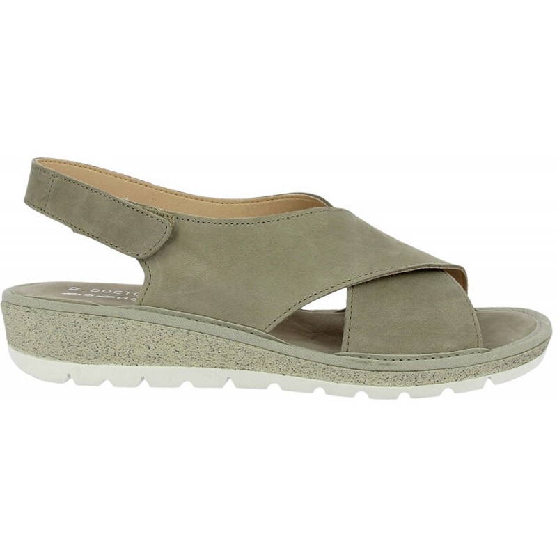 Sandales à brides croisées Doctor Cutillas 35410 pour femme TAUPE