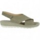 Sandales à brides croisées Doctor Cutillas 35410 pour femme TAUPE
