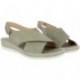 Sandales à brides croisées Doctor Cutillas 35410 pour femme TAUPE