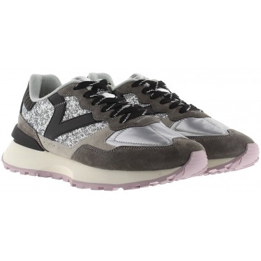 Victoria 8807103 Rush Baskets à paillettes métalliques PLATA