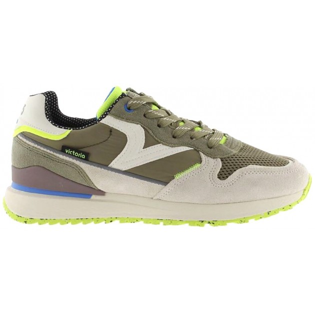 Chaussures de sport Victoria 8802113 Leggera Mix pour homme KAKI Chaussures de sport Victoria 8802113 Leggera Mix pour homme KAKI
