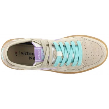 Chaussures de sport Victoria 8806107 Smash Suede pour femme BEIGE